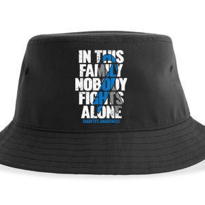 In November we Wear Blue T1D T2D Diabetic Diabetes Awareness Sustainable Bucket Hat