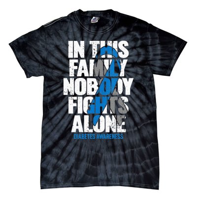 In November we Wear Blue T1D T2D Diabetic Diabetes Awareness Tie-Dye T-Shirt