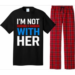 IM Not With Her Kamala Harris 2024 Presidential Election Pajama Set