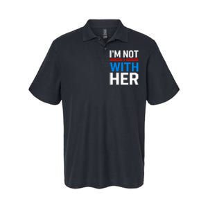 IM Not With Her Kamala Harris 2024 Presidential Election Softstyle Adult Sport Polo