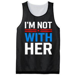 IM Not With Her Kamala Harris 2024 Presidential Election Mesh Reversible Basketball Jersey Tank