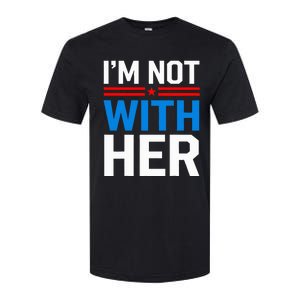 IM Not With Her Kamala Harris 2024 Presidential Election Softstyle CVC T-Shirt