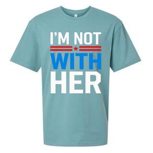 IM Not With Her Kamala Harris 2024 Presidential Election Sueded Cloud Jersey T-Shirt