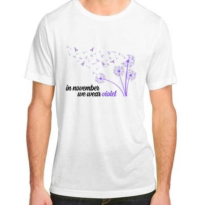 In November We Wear Violet Alzheimer Awareness Adult ChromaSoft Performance T-Shirt