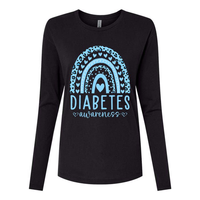 In November We Wear Blue Diabetes Awareness Month Womens Cotton Relaxed Long Sleeve T-Shirt