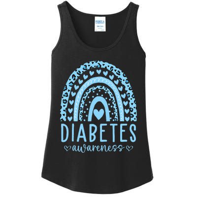 In November We Wear Blue Diabetes Awareness Month Ladies Essential Tank