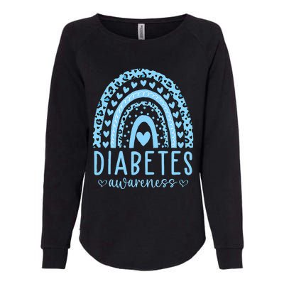 In November We Wear Blue Diabetes Awareness Month Womens California Wash Sweatshirt