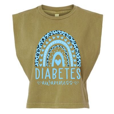 In November We Wear Blue Diabetes Awareness Month Garment-Dyed Women's Muscle Tee