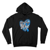 In November We Wear Blue Diabetes Awareness Month Leopard Tall Hoodie