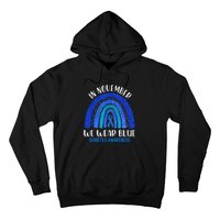 In November We Wear Blue Rainbow Diabetes Awareness Hoodie