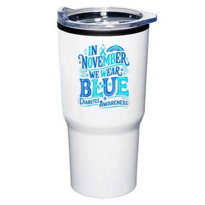 In November We Wear Blue Diabetes Awareness Tumbler