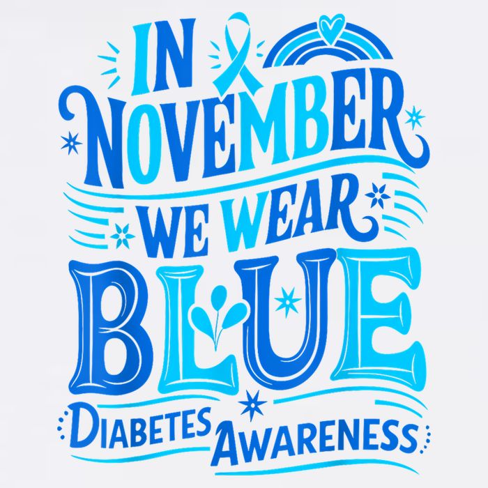In November We Wear Blue Diabetes Awareness Womens Tank Top