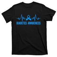 In November We Wear Bleu Diabetes Awareness Butterflies T-Shirt