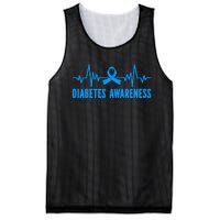 In November We Wear Bleu Diabetes Awareness Butterflies Mesh Reversible Basketball Jersey Tank