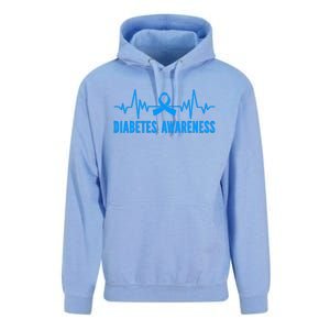 In November We Wear Bleu Diabetes Awareness Butterflies Unisex Surf Hoodie