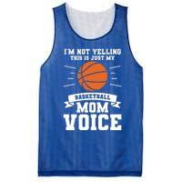 I'm Not Yelling This Is Just My Basketball Mom Voice Cool Gift Mesh Reversible Basketball Jersey Tank