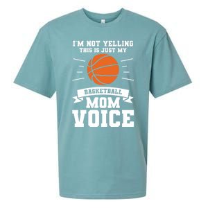 I'm Not Yelling This Is Just My Basketball Mom Voice Cool Gift Sueded Cloud Jersey T-Shirt