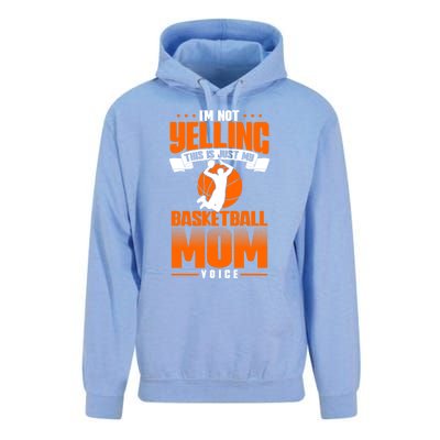 I'm Not Yelling This Is Just My Basketball Mom Voice Gift Unisex Surf Hoodie