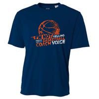 Im Not Yelling Basketball Coach Voice Basketball Coaching Cooling Performance Crew T-Shirt