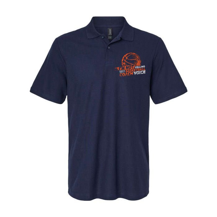 Im Not Yelling Basketball Coach Voice Basketball Coaching Softstyle Adult Sport Polo