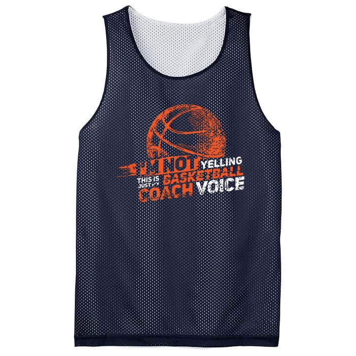 Im Not Yelling Basketball Coach Voice Basketball Coaching Mesh Reversible Basketball Jersey Tank