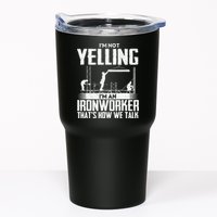 IM Not Yelling IM An Ironworker Rodbuster Ironworking Tumbler