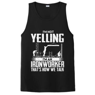IM Not Yelling IM An Ironworker Rodbuster Ironworking PosiCharge Competitor Tank