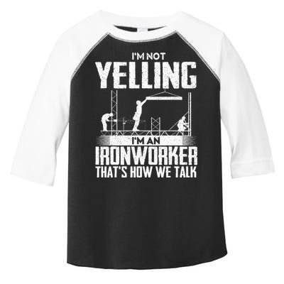 IM Not Yelling IM An Ironworker Rodbuster Ironworking Toddler Fine Jersey T-Shirt