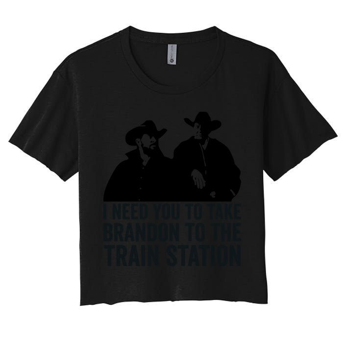 I Need You To Take Brandon To The Train Station Crop Top