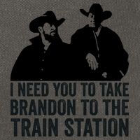 I Need You To Take Brandon To The Train Station Cotton Canvas Backpack