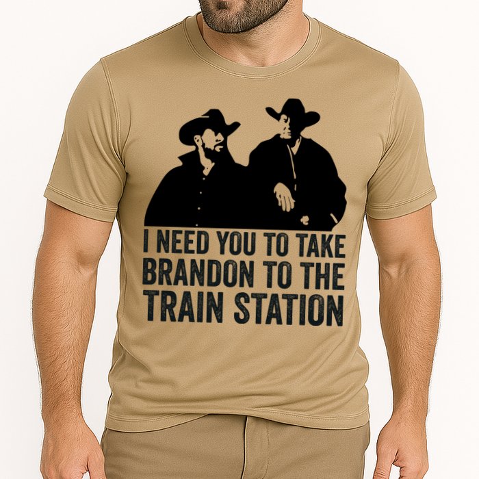 I Need You To Take Brandon To The Train Station Performance Shirt
