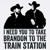 I Need You To Take Brandon To The Train Station Garment-Dyed Sweatshirt