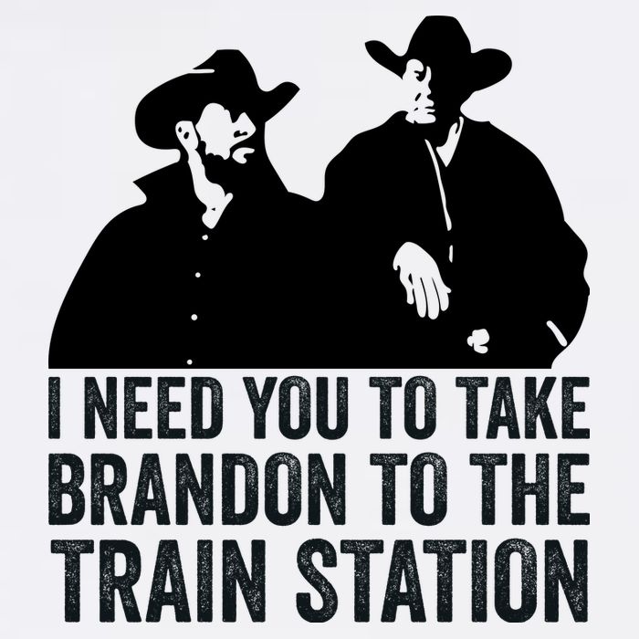 I Need You To Take Brandon To The Train Station Garment-Dyed Sweatshirt