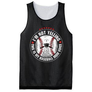 I'm not yelling this is my baseball mom voice Mesh Reversible Basketball Jersey Tank