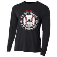 I'm not yelling this is my baseball mom voice Cooling Performance Long Sleeve Crew