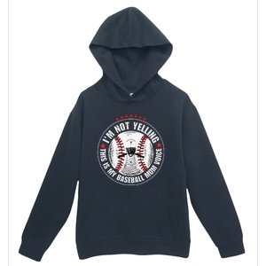 I'm not yelling this is my baseball mom voice Urban Pullover Hoodie