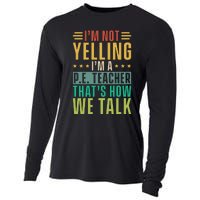 I'm Not Yelling I'm A P Cooling Performance Long Sleeve Crew