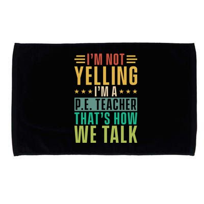 I'm Not Yelling I'm A P Microfiber Hand Towel
