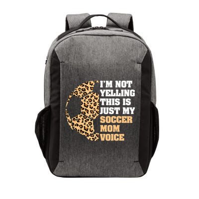 Im Not Yelling This Is My Soccer Mom Voice Leopard Ball Vector Backpack