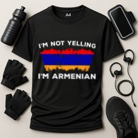 IM Not Yelling IM Armenian Humor Lover Cooling Performance Crew T-Shirt