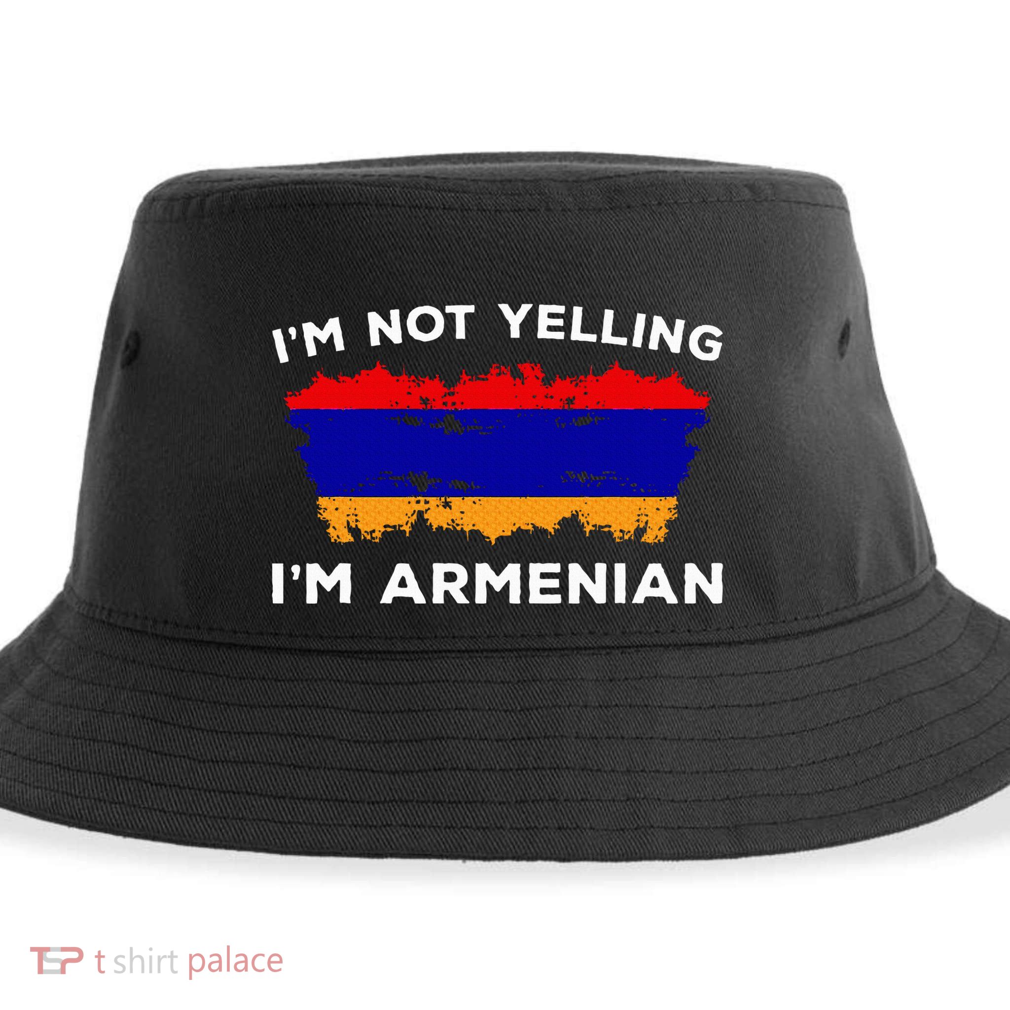 IM Not Yelling IM Armenian Humor Lover Sustainable Bucket Hat