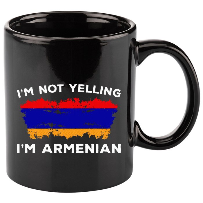 IM Not Yelling IM Armenian Humor Lover 11oz C Handle Ceramic Mug