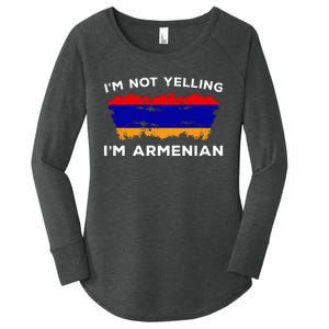 IM Not Yelling IM Armenian Humor Lover Women's Perfect Tri Tunic Long Sleeve Shirt