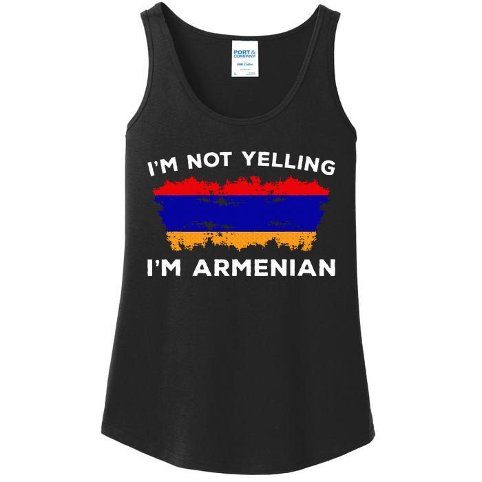 IM Not Yelling IM Armenian Humor Lover Ladies Essential Tank