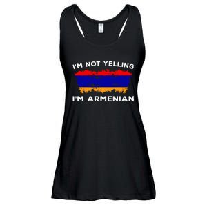 IM Not Yelling IM Armenian Humor Lover Ladies Essential Flowy Tank