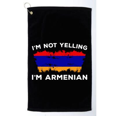 IM Not Yelling IM Armenian Humor Lover Golf Towel
