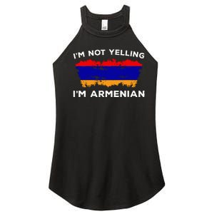 IM Not Yelling IM Armenian Humor Lover Women's Perfect Tri Rocker Tank