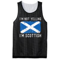 I'm Not Yelling I'm Scottish Scotland Pride Heritage Mesh Reversible Basketball Jersey Tank