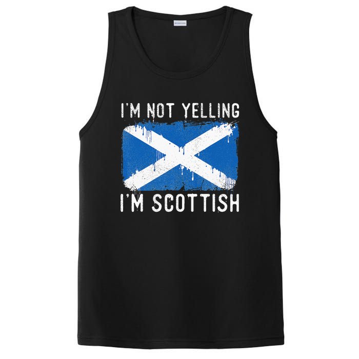 I'm Not Yelling I'm Scottish Scotland Pride Heritage PosiCharge Competitor Tank