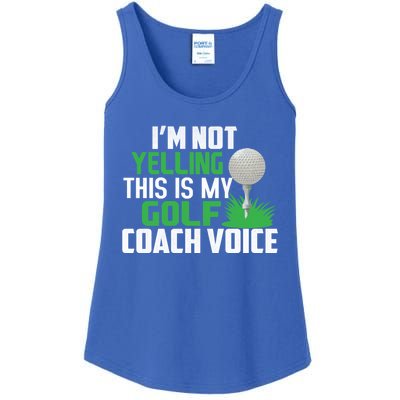 IM Not Yelling This Is My Golf Coach Voice Gift Ladies Essential Tank